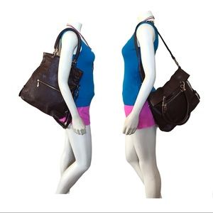 Dark Brown Color Bag by Erica Anenberg